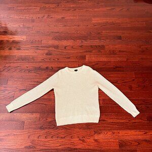 J.Crew- Waffle Knit Sweater in Off-White (S)
